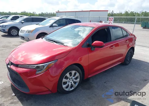 2021 Toyota Corolla Le из США, поврежденный, VIN JTDEPMAE5MJ130780